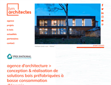 Tablet Screenshot of maison-bois-contemporaine.com